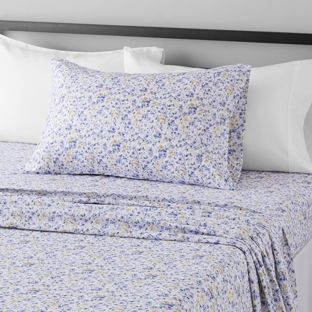 Amazon Basics Lightweight Super Soft Easy Care Microfiber 4-Piece Bed Sheet Set with 14-Inch Deep Pocket