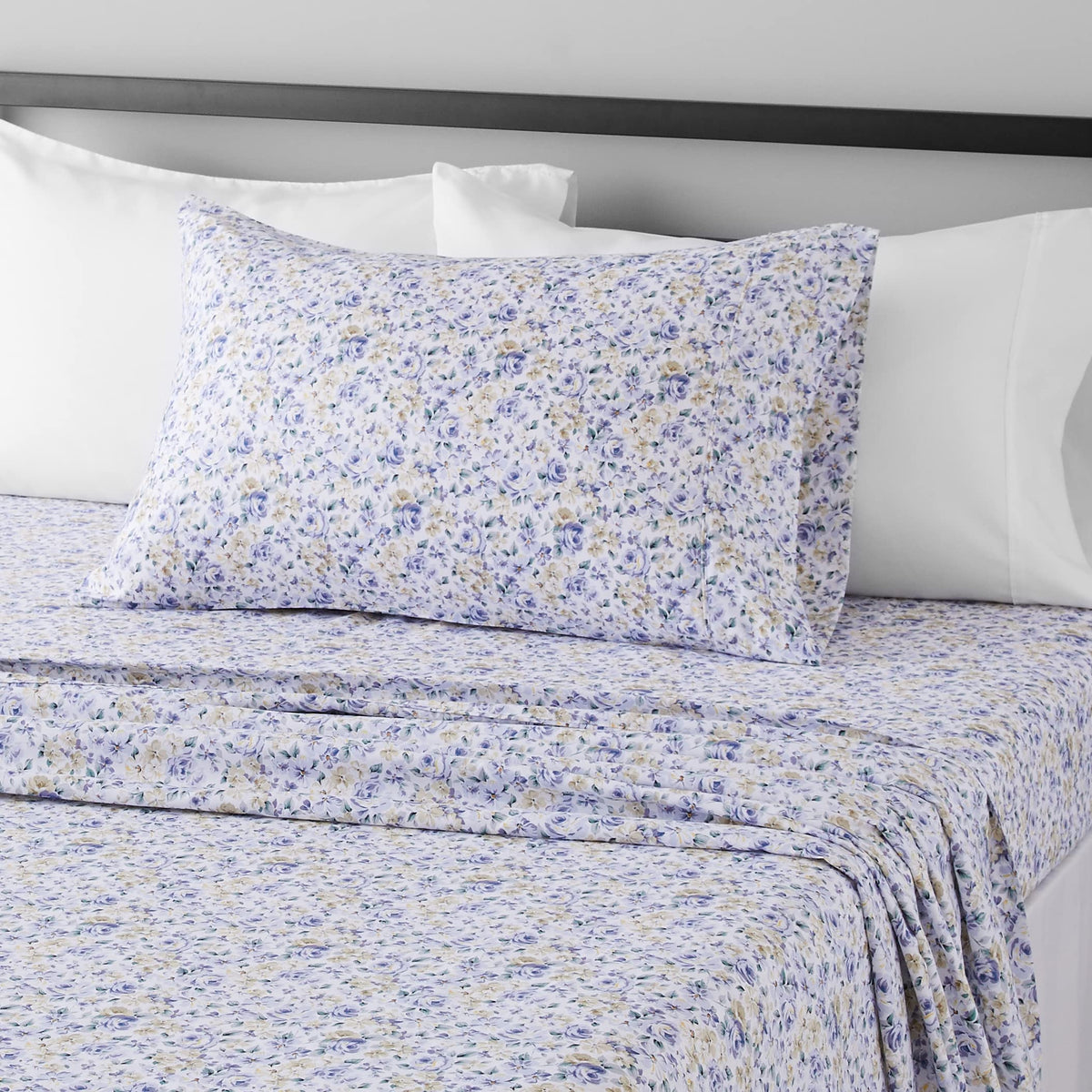 Amazon Basics Lightweight Super Soft Easy Care Microfiber 4-Piece Bed Sheet Set with 14-Inch Deep Pocket