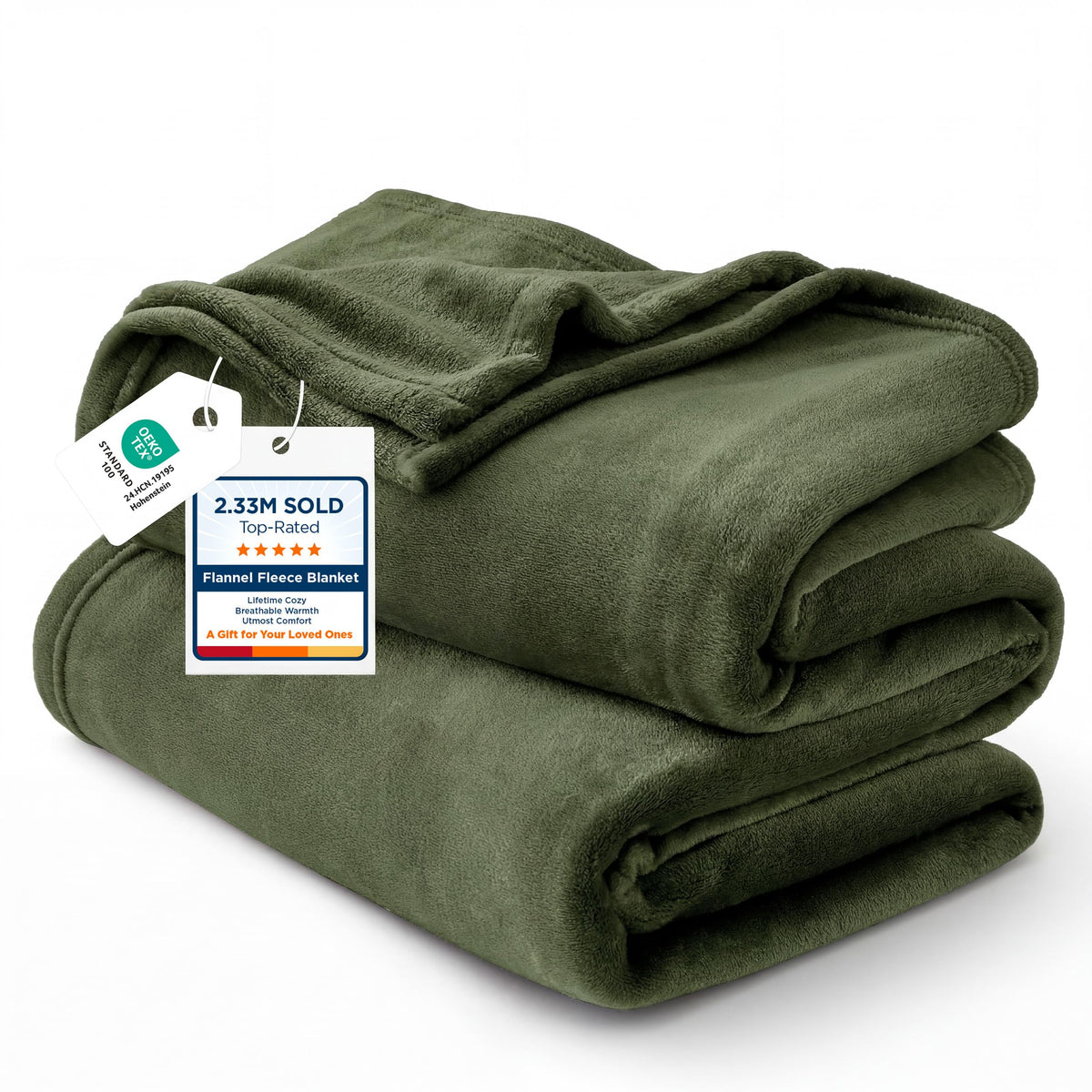 Bedsure Lightweight Plush Fleece Throw Blanket for Sofa