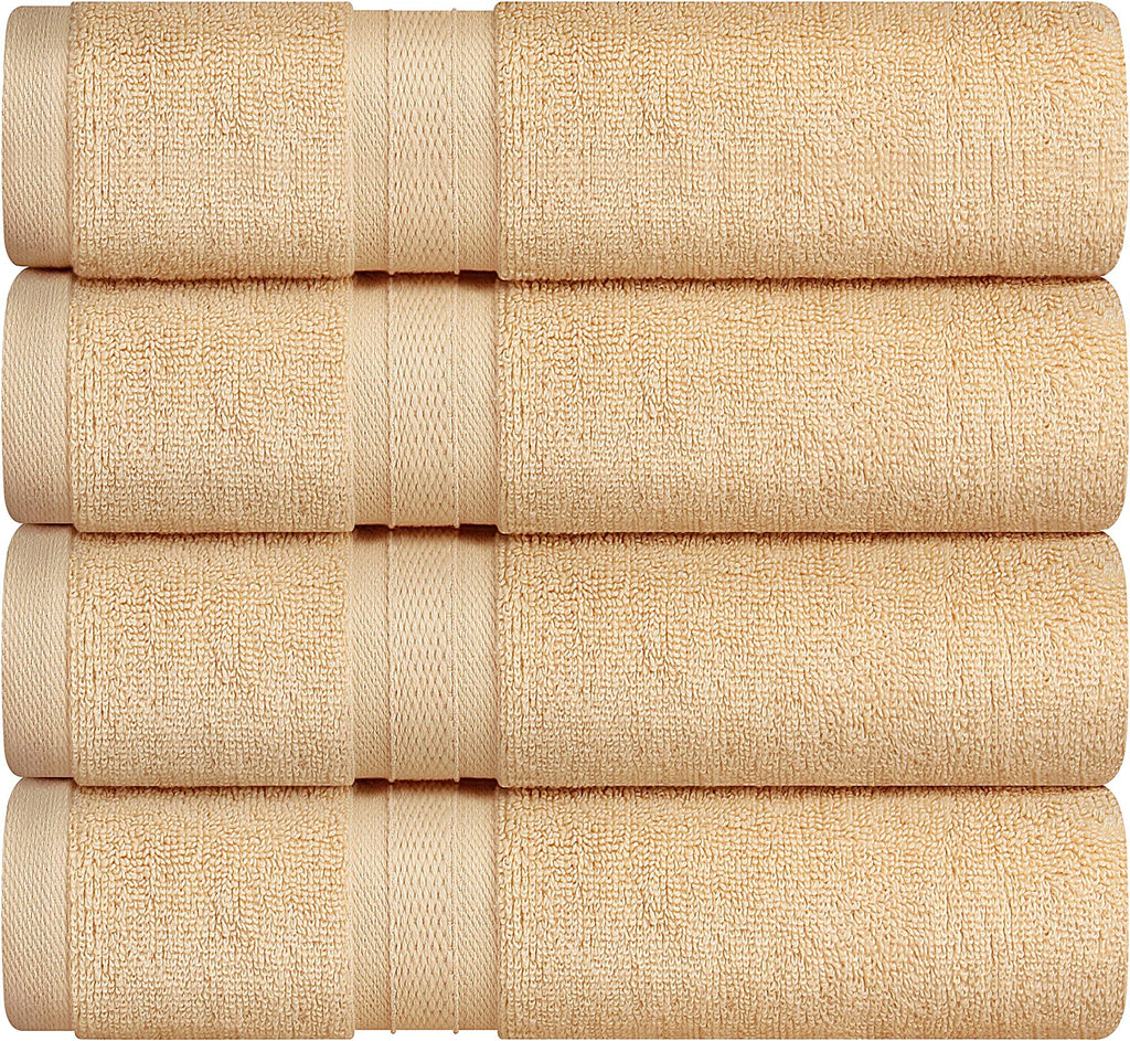 Towel and Linen Mart 100% Cotton White 6 Pack Bath Towel Set, Quick Dry, Super Absorbent, Light Weight, Soft Feel for Hotel, Spa and Bathroom (27 X 54)
