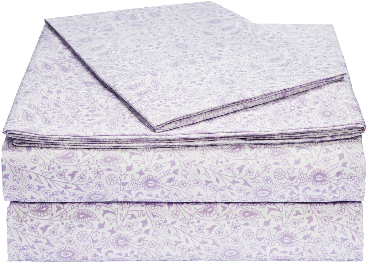 Amazon Basics Lightweight Super Soft Easy Care Microfiber 4-Piece Bed Sheet Set with 14-Inch Deep Pocket